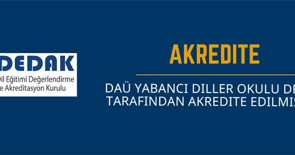 DEDAK Akreditasyonu